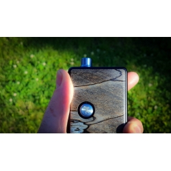 Billet Box  Titanium Button