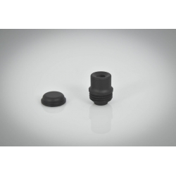 Billet Box  Titanium Button