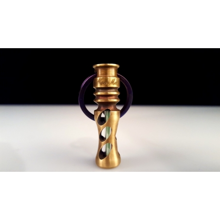 TRITIUM KEYCHAIN - Patina Brass
